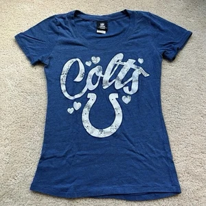 NFL Team Apparel Indianapolis Colts Slim Fit blaues Damen-T-Shirt – Größe S – gebraucht, in einwandfreiem Zustand - Bild 1 von 7