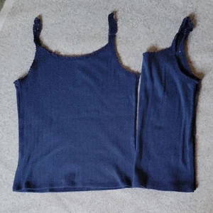 Art Class Navy Blue Tank Top Size XL(14) SET/3 - Picture 1 of 9