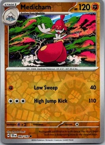 Medicham Reverse Holo Common SV05: Temporal Forces 083/162 NM - Picture 1 of 2