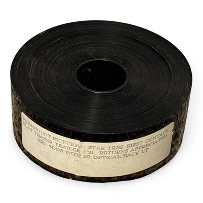 Star Trek First Contact 35mm Theatrical Trailer 1:21 Flat SR-D SDDS Paramount - Image 1 of 3