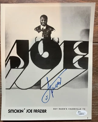 SMOKIN' JOE FRAZIER Signed/Auto 8x10 PHOTO!  *JSA COA*    1979 RARE Promo Photo! - Image 1 of 2