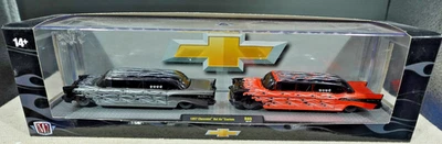 M2 Machines 1957 Chevrolet Bel-Air Custom Stretch Rods 1/64 - Image 1 of 3