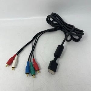 OEM Genuine Sony Playstation 2 3 HD YPbPr Component AV Cable PS2 & PS3 Gold Tip - Picture 1 of 6
