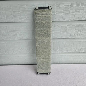 Omega Paw Lean It Anywhere Scratching Post 25" Grey Small Portable Cat - Picture 1 of 9