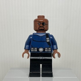 LEGO Marvel Spider-Man sh056 Nick Fury Minifigure 76004