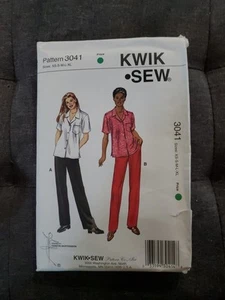 Kwik Sew Sewing Pattern 3041 Misses' Pants Shirt Sz XS-XL - Uncut - Picture 1 of 5