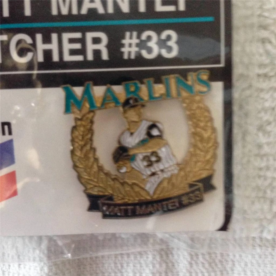 FLORIDA MARLINS MATE MANTEI PIN SGA 7/9/1999 SORTEO ESTADIO miami Foto 1 de 1