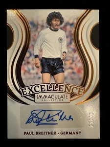 2024-25 Inmaculada Fútbol Paul Breitner Automático 15/49 Excelencia Autógrafo Alemania - Imagen 1 de 2
