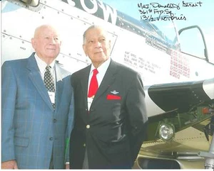Gen. Donald Strait Autographed Signed Picture Ace Pilot - Picture 1 of 1