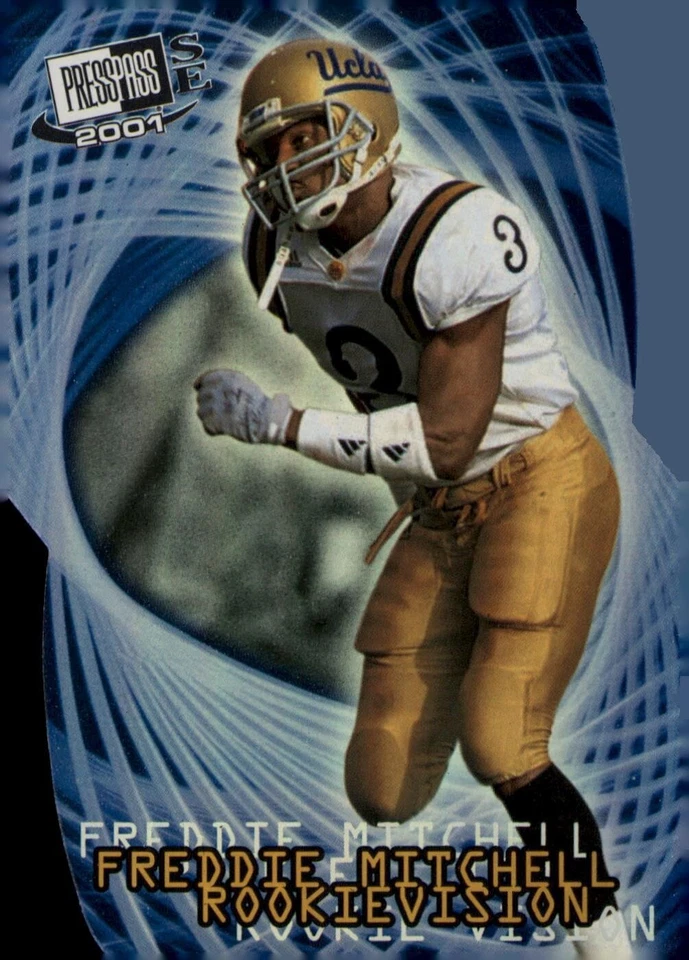 2001 Press Pass SE Rookievision Freddie Mitchell Card - Image 1 of 1