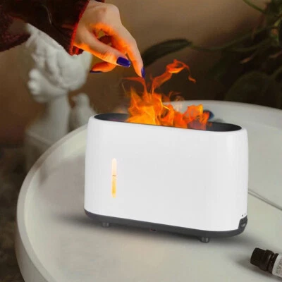 Diffusore di Aromi LED 14W Effetto Fiamma Multicolor Per Ambienti e Aromaterapia - Immagine 1 di 4