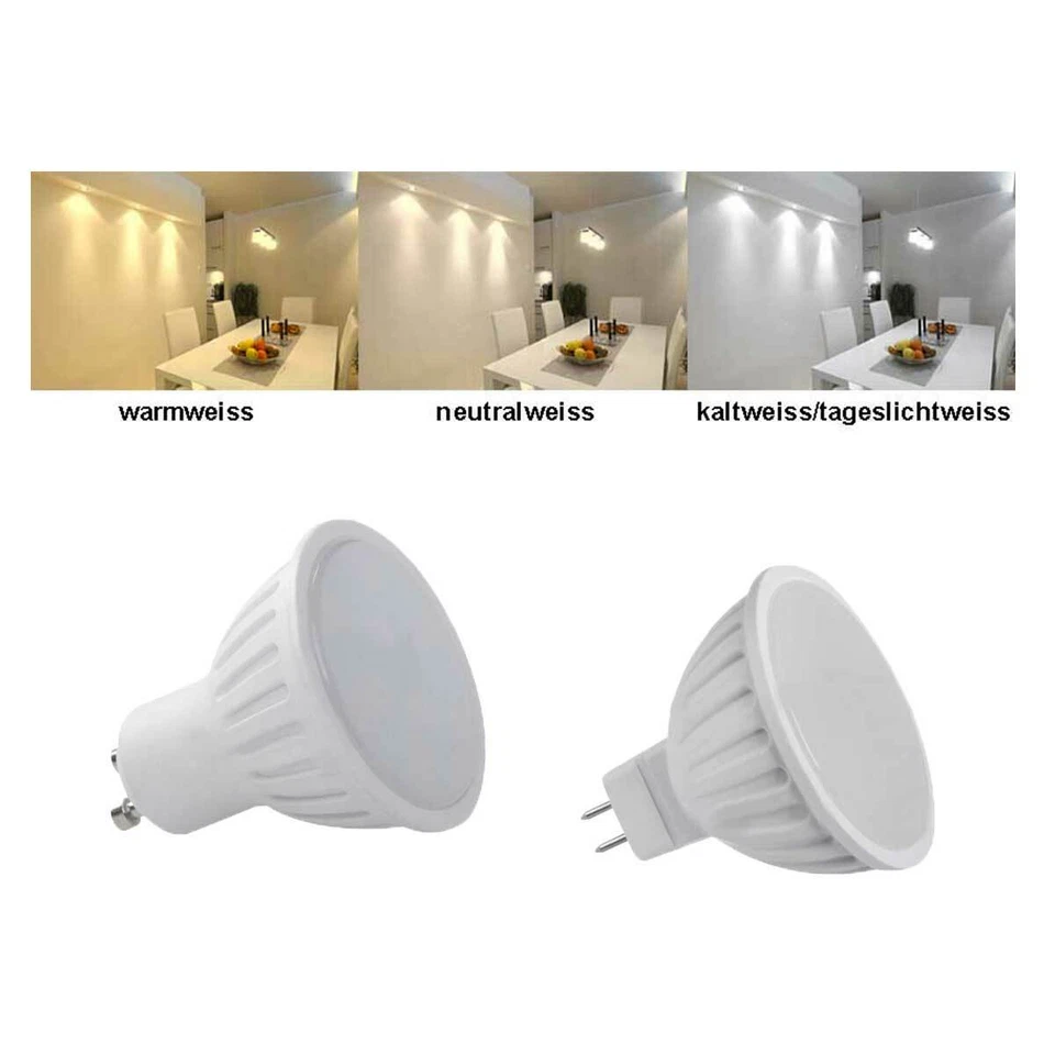 3W 5W 7W LED Spot GU10 MR16 Strahler LED Lampe Licht Auswahl Lichtfarbe - Bild 1 von 1