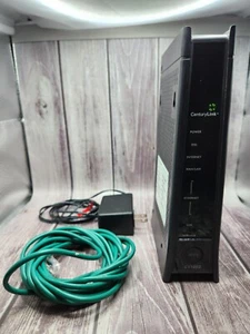 Century Link ZyXEL C1100Z DSL Wi-Fi Router W/ Power Supply and Cords TESTED - Picture 1 of 8