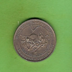 #D290. WESTPAC AUSTRALIAN ENDANGERED SPECIES MEDAL - YELLOW FOOTED ROCK WALLABY - Bild 1 von 2