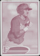 2012 Topps Pro Debut Printing Plates Magenta #124 Daniel Paolini/1