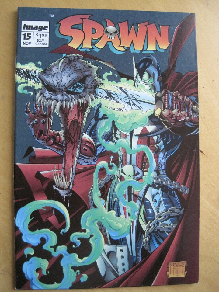 SPAWN issue 15 by Grant Morrison. 1st IMAGE 1992 series. 1st Print , VFN+ / NM - Image 1 of 1