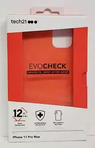 TECH21 - Evo Check Case for Apple iPhone 11 Pro MAX - Coral - Picture 1 of 2