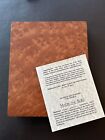 Stunning handcrafted wood photo album made from Madrone Burl