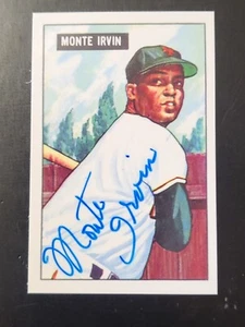 1986 REPRINT Color C.C.C. Monte Irvin #198 *IP* Auto🔥🔥 - Picture 1 of 3