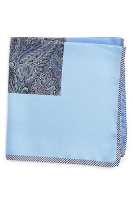 Bolso quadrado de seda Nordstrom masculino cinco painéis - Imagem 1 de 3