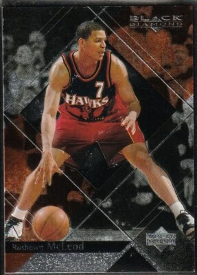 Roshown McLeod 1999-00 Upper Deck Black Diamond Atlanta Hawk #3 - Image 1 of 2