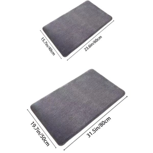 Alfombra de piso súper absorbente, alfombra de baño súper absorbente, terciopelo coral súper antideslizante - Imagen 1 de 12