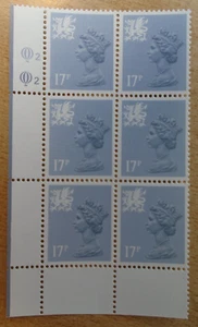 Gales 1986 17p azul grisáceo ACP (H)/DEX Cyl Q2 Q2 bloque de cilindros. - Imagen 1 de 2