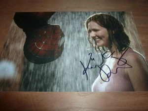 Foto firmada 12X8 de KIRSTEN DUNST SPIDERMAN + CERTIFICADO DE AUTENTICIDAD - Imagen 1 de 2