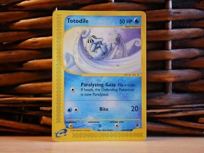 Pokemon TOTODILE 135/165 | NM Near Mint | Expedition | 2002 - Image 1 of 2