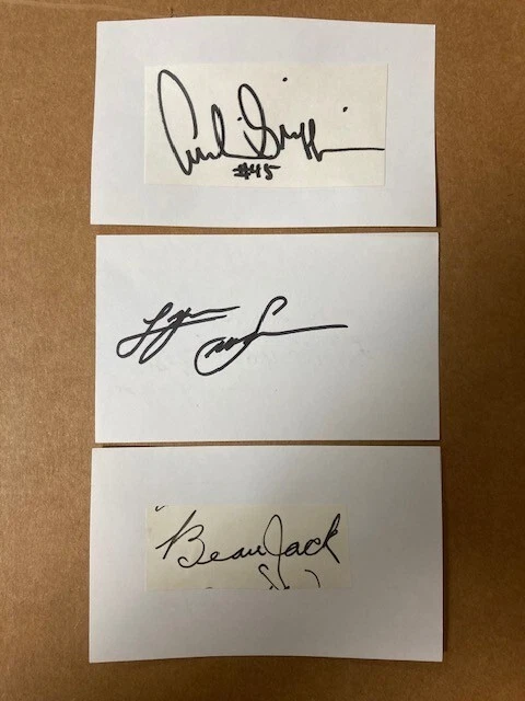 Beau Jack Boxing Legend Signed Index Card(auction for one) with COA** - Image 1 of 1