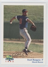 1992 Classic Best Macon Braves Kurt Burgess #23