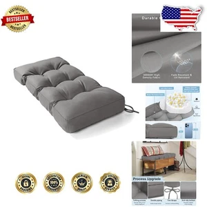 Luxury 36-Inch Long Seat Cushion - High-Density Foam & Waterproof for Garden Use - Picture 1 of 9