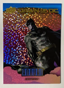 2023-24 UD DC Annual SPARKLE PARALLEL DAWN OF DC BATMAN D-6 35/99 - Picture 1 of 2