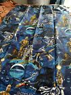 Star Wars Vintage Curtains Fabric Sci Fi Comic 70s 80s