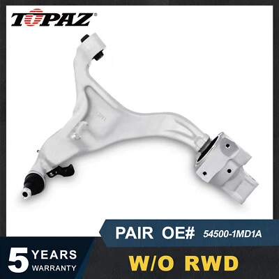 Brazo de control inferior delantero derecho para Infiniti M37 M56 2011-2013 AWD Foto 1 de 4