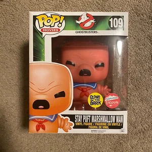 Funko Pop Ghostbusters Stay Puft Marshmallow Man #109 Fugitive Toys GITD Glow! - Picture 1 of 6