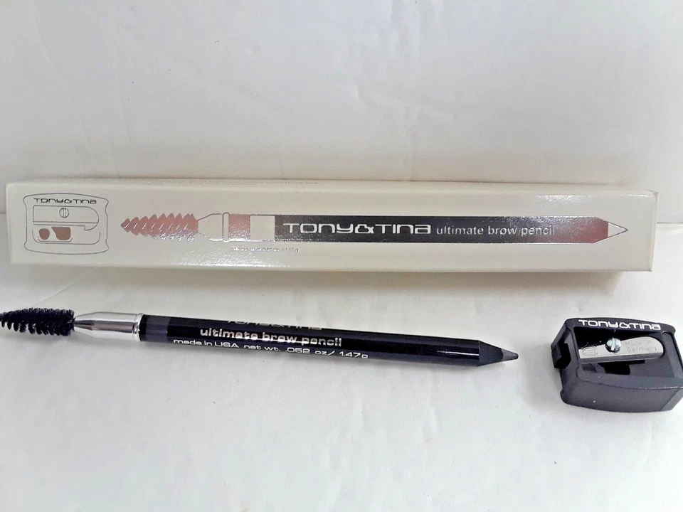 Tony & Tina Ultimate lápiz de cejas para todos los tonos de cejas más sacapuntas Nuevo en caja Foto 1 de 1