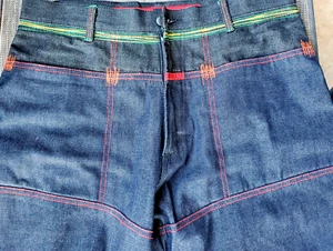 Jeans Hipster Patinador Pierna Ancha De Colección Y2K MARITHE FRANCOIS GIRBAUD Punto Arco Iris 34 - Imagen 1 de 9
