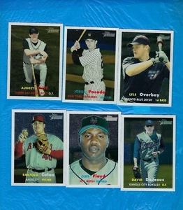 Topps Heritage 2006 cromo lote 11 Dif Justin Verlander Jorge Posada #/1957 - Imagen 1 de 2