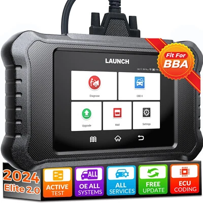 LAUNCH Creader Elite BBA Outil Diagnostic OBD2 Scanner Codage ECU pour BENZ BMW - Image 1 of 4