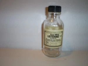 Vintage 3 Ounce Listerine Cool Mint Bottle - Picture 1 of 5