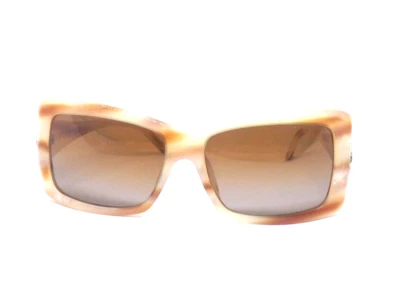 Lunettes De Soleil Femme Vintage Italie Années 2000 Marron Plastique ESCADA - Photo 1/4