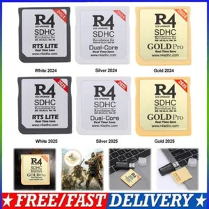 Gold/Weiß/Silber R4I SDHC für 3DS/NDS/2DS/DS Revolution Cartridge Spielkarte - Bild 1 von 15