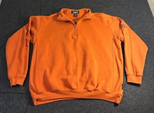 Straight Down Golf Men's 1/4 Zip Pullover Long Sleeve Calabasa CC Sweater Size L - Picture 1 of 9