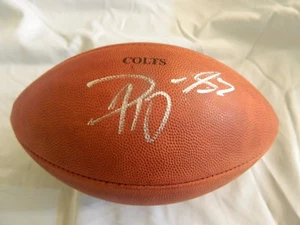 Dwayne Allen Colts Game Ball - Autographed Full Size Wilson  football with COA - Picture 1 of 5