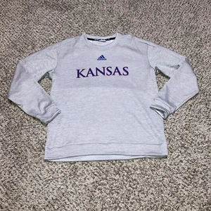 Kansas University Bluejays Adidas Sweatshirt grau Gr. XL Pullover - Bild 1 von 5