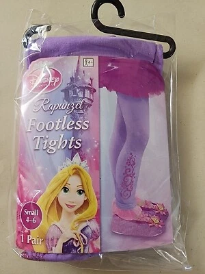 Medias Disney Princesa Rapunzel Sin Pies Niño Talla Pequeña 4-6 Púrpura Foto 1 de 4
