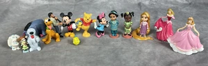 Disney Mickey Mouse, Pluto, Pooh, Minnie & Princess 2"-3" Toys Figures Lot Of 15 - Picture 1 of 5