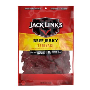 Beef Jerky, Teriyaki, 5 oz, Resealable Bag - Picture 1 of 9