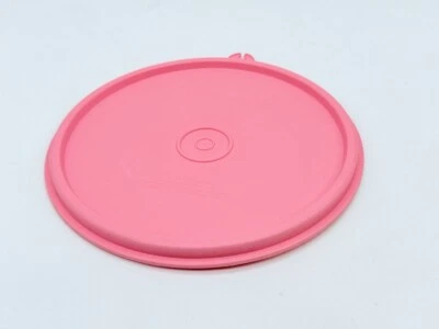 Pink Tupperware 6" REPLACEMENT LID 227 for Containers 155 1405 264 234 1842 227G - Image 1 of 2